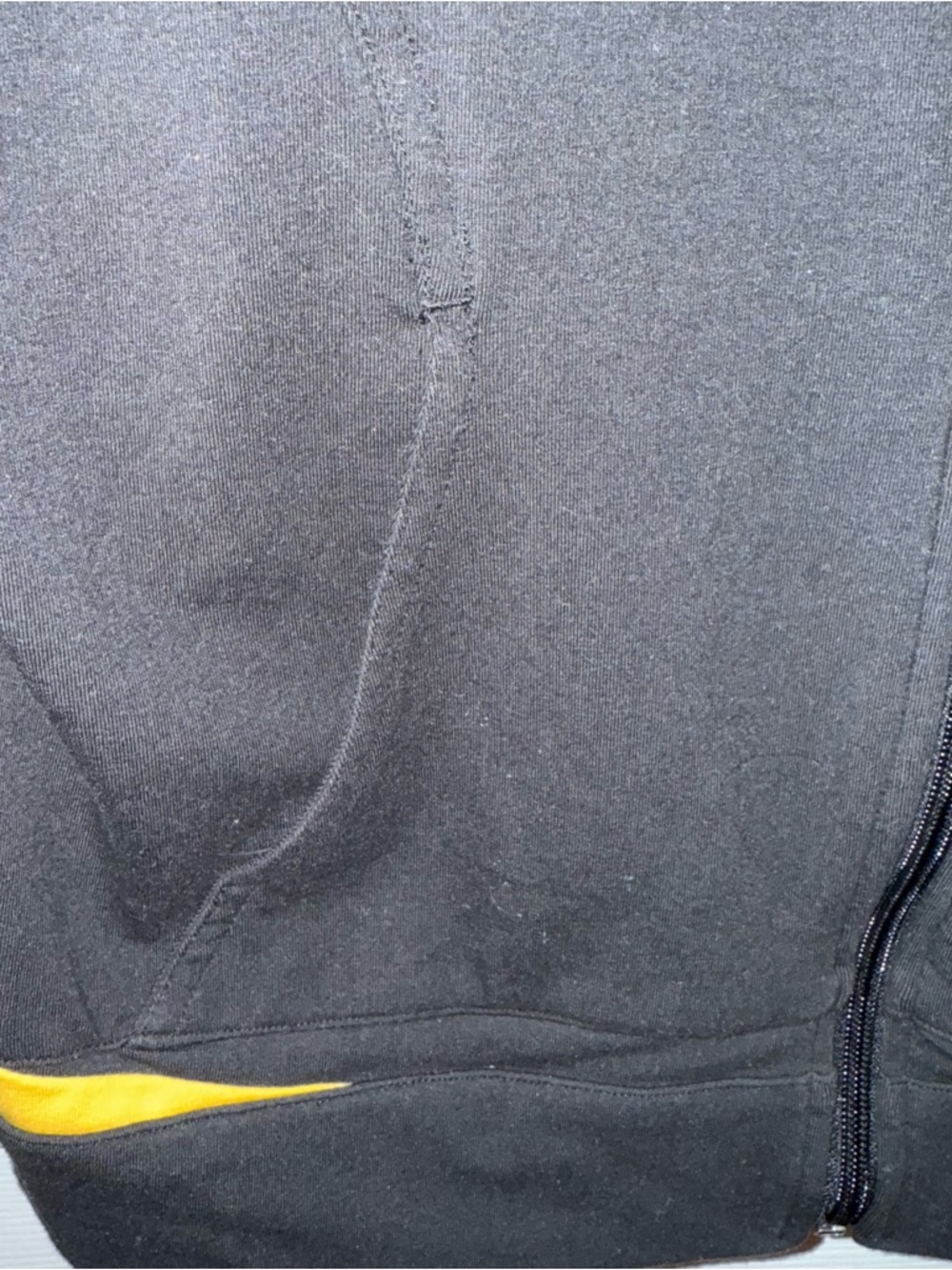 Reebok Black Jacket with Yellow Trim - Picture 4 of 7